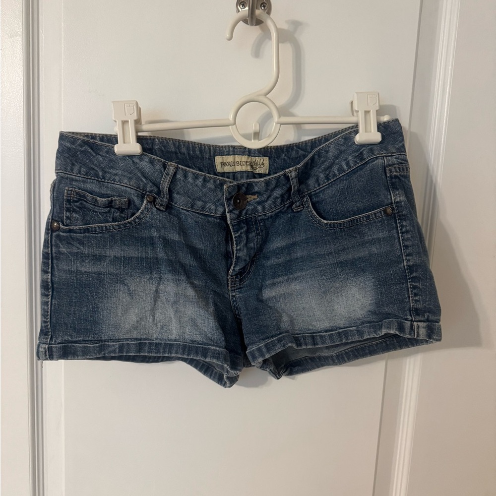 Paris Blues Blue Jean Shorts Classic Style